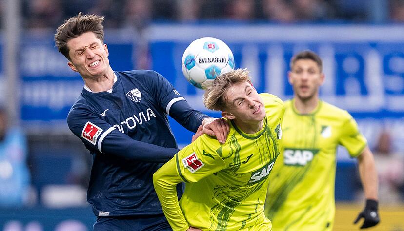 Von Beginn an zeigte sich zwischen Bochum und Hoffenheim eine umk&auml;mpfte Partie.