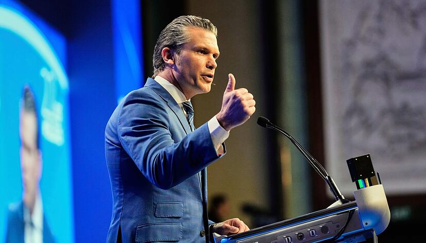 Hegseth richtet klare Worte an China.