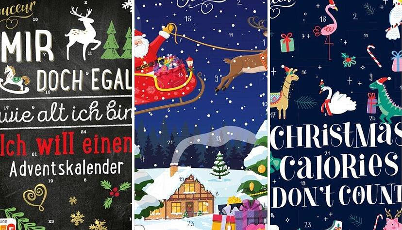 Diese drei Adventskalender, die bei Penny verkauft werden, sind von dem R&uuml;ckruf betroffen.