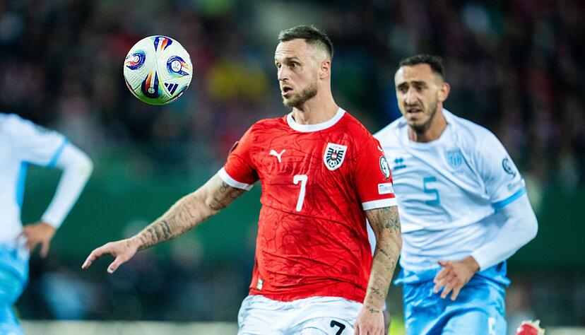 Ball und Tor stets im Blick: Österreichs neuer Rekordtorschütze heißt Marko Arnautovic. Ball und Tor stets im Blick: Österreichs neuer Rekordtorschütze heißt Marko Arnautovic.