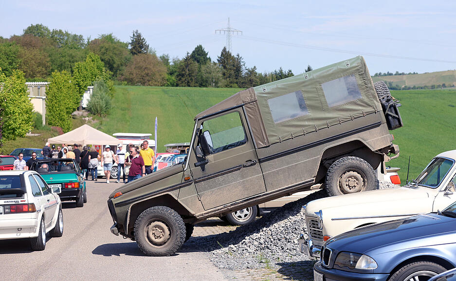 Gro&szlig;er Besucherandrang beim 5. Young- und Oldtimertreffen des Motorsportclubs Heilbronn. Die sch&ouml;nsten Impressionen.