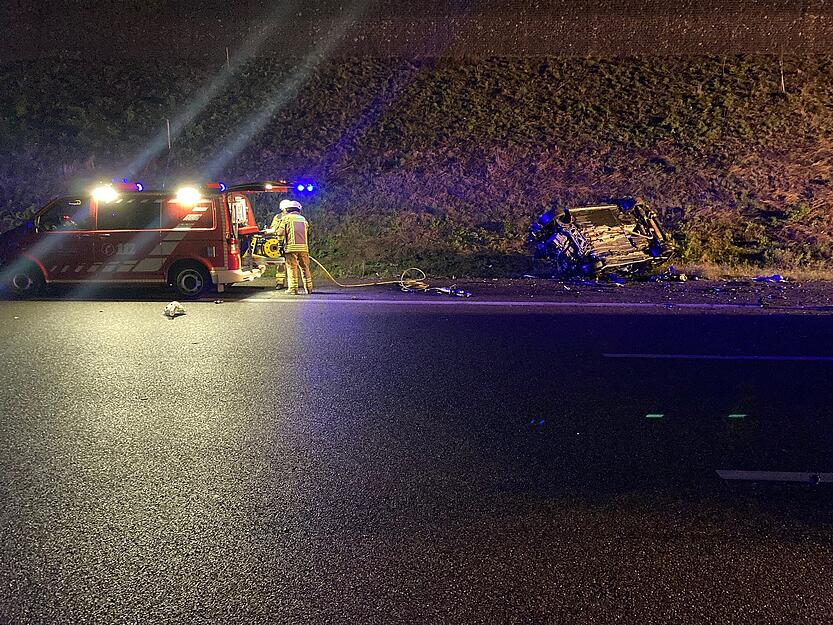 Vollsperrung der A6 nach Frontalunfall bei Heilbronn Vollsperrung der A6 nach Frontalunfall bei Heilbronn