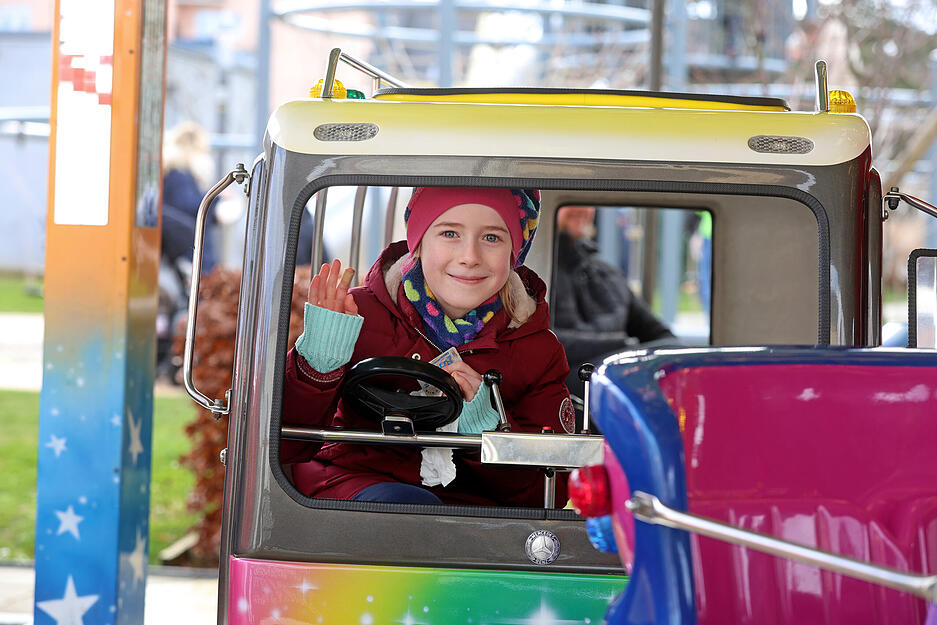 Auch im Funpark gibt es noch Traditionelles wie das Karussell.