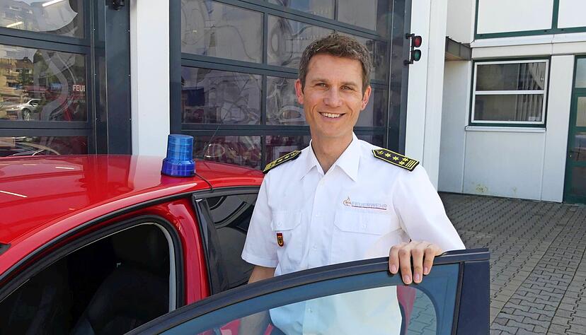 Fabian Müller, Kommandant der Feuerwehr Heilbronn.

Foto: Feuerwehr Heilbronn