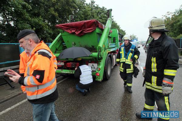 Lkw verliert Anhänger bei Neckarsulm | 31.05.