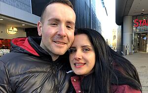 Simon und Emi haben sich &uuml;ber Instagram kennengelernt. Foto: Lisa Reiff