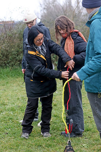 Beim Hobby Dogging in Bad Friedrichshall lernen Teilnehmende, Schritte und Kommandos präzise zu koordinieren.