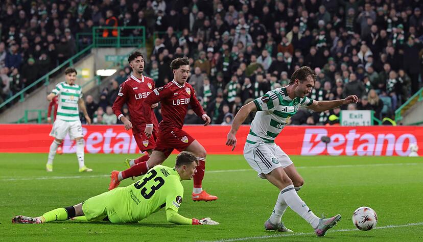 Ein Fehlpass in der Defensive f&uuml;hrte zum Ausgleich von Benjamin Nygren.