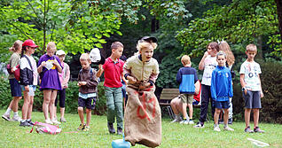 Spiel, Spa&szlig;, Kreativit&auml;t: Im August finden auf dem Gaffenberg die Kinderfreizeiten statt, die jedes Jahr sehr beliebt sind.