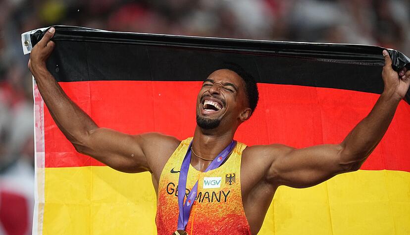 Zehnk&auml;mpfer Leo Neugebauer bejubelte in Tokio WM-Gold.