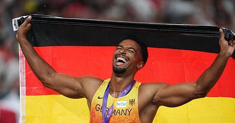 Zehnk&auml;mpfer Leo Neugebauer bejubelte in Tokio WM-Gold.