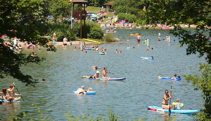 Der Breitenauer See ist nicht nur für die Menschen aus der Gemeinde Obersulm ein Anlaufpunkt an heißen Tagen. Der Breitenauer See ist nicht nur für die Menschen aus der Gemeinde Obersulm ein Anlaufpunkt an heißen Tagen.