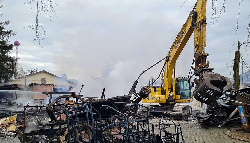 Im "Freizeit-Land Geiselwind" hat es kurz vor dem Saisonstart gebrannt.