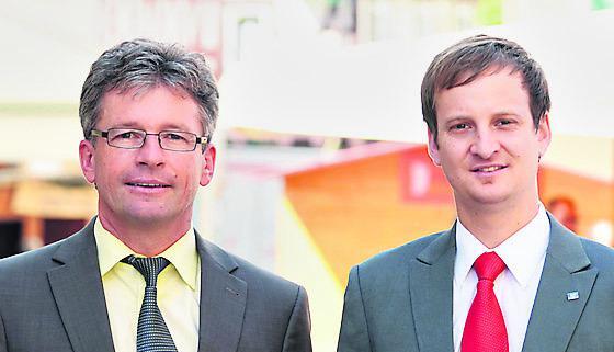 Die Vorst&auml;nde Michael F&auml;hndrich (links) und Jochen Trabold.
Foto: Gleichauf