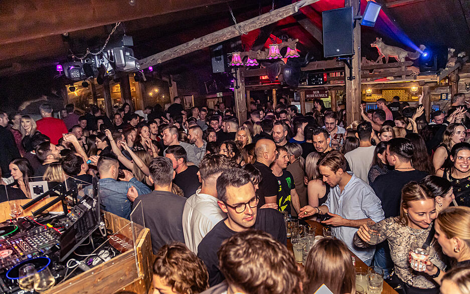 Letzter Partyabend im Heilbronner Winterdorf. Letzter Partyabend im Heilbronner Winterdorf.