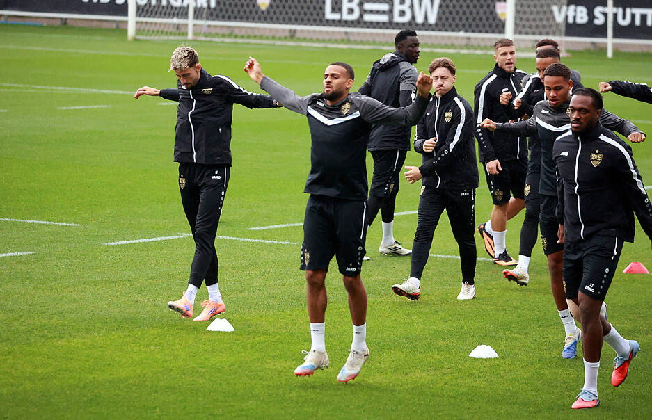Am Tag vor dem Spiel fand das Abschlusstraining statt, das teilweise öffentlich war.