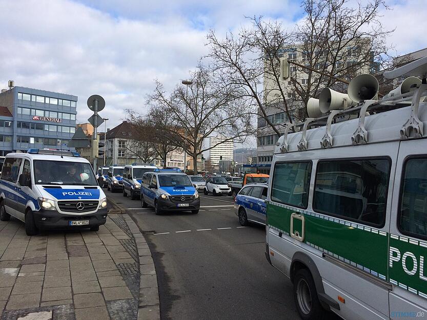 Demo in Heilbronn Demo in Heilbronn