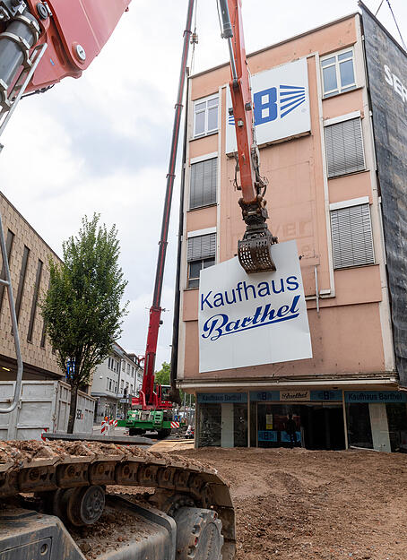 Kaufhaus Barthel wird abgerissen