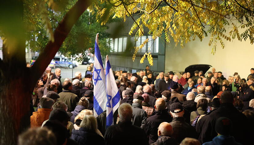 Die zentrale Gedenkfeier der Stadt Heilbronn hat am Max-Beermann-Platz stattgefunden. Foto: Ralf Seidel