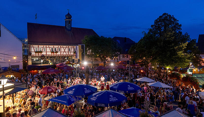 Im Weinzelt auf dem Weinfest in Erlenbach soll Freitagnacht der Hitlergruß gezeigt worden sein. Die Polizei sucht Zeugen. Foto: Mario Berger Im Weinzelt auf dem Weinfest in Erlenbach soll Freitagnacht der Hitlergruß gezeigt worden sein. Die Polizei sucht Zeugen. Foto: Mario Berger