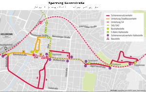 Großbaustelle Heilbronner Innenstadt Großbaustelle Heilbronner Innenstadt