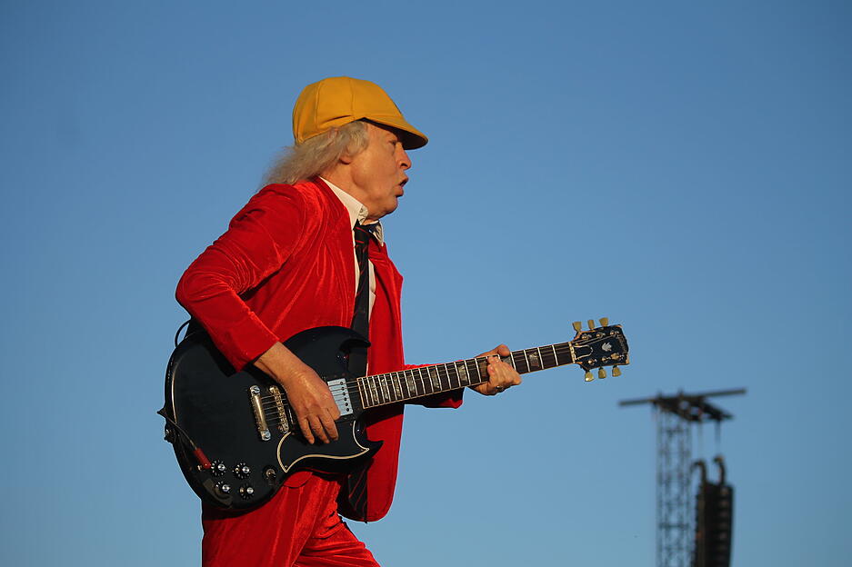 AC/DC sorgt am Sonntag in Karlsruhe für beste Stimmung.