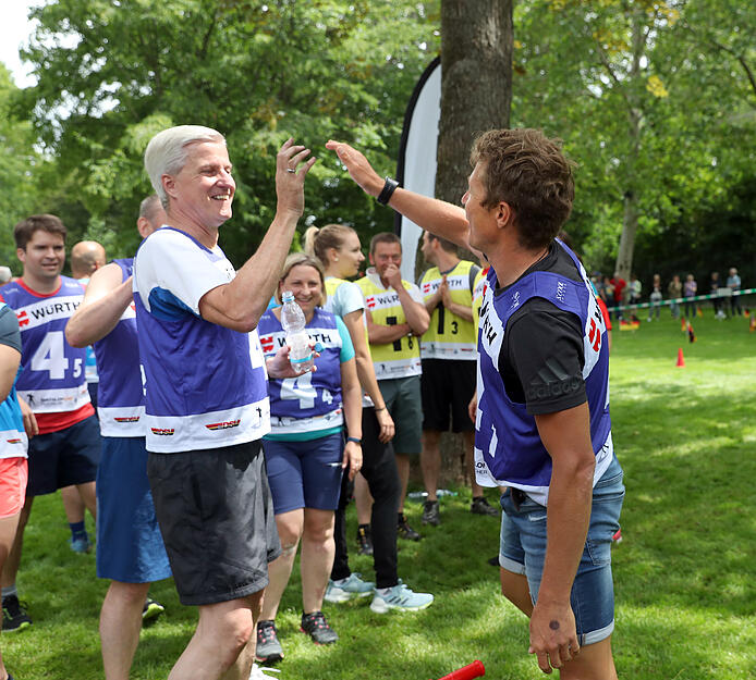 5. W&uuml;rth-Promi-Biathlon auf der Buga