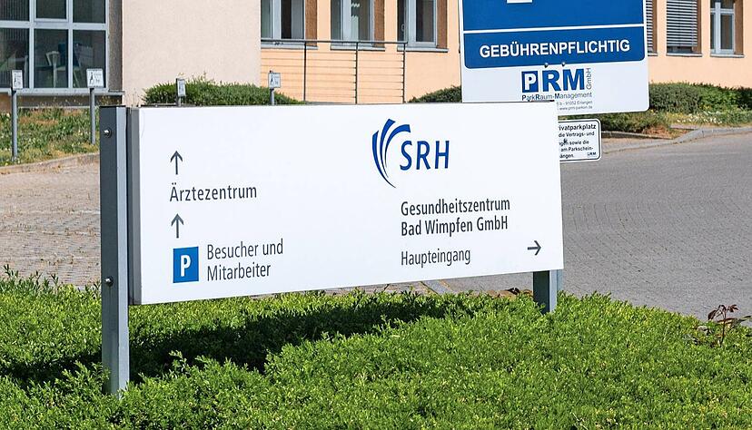 Das SRH-Gesundheitszentrum steht zurzeit fast leer. 
Foto: Mario Berger
