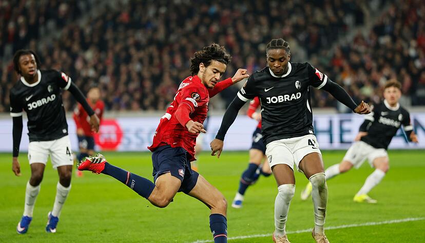 Bruno Ogbus und die SC-Defensive verteidigten konzentriert.