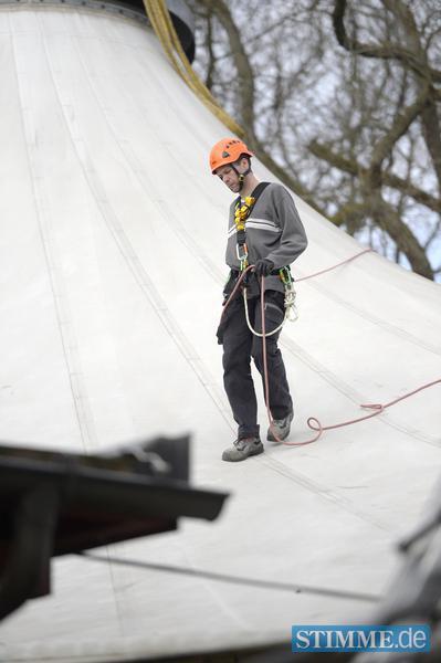 Abbau Gaffenbergzelt | 16.04. Abbau Gaffenbergzelt | 16.04.