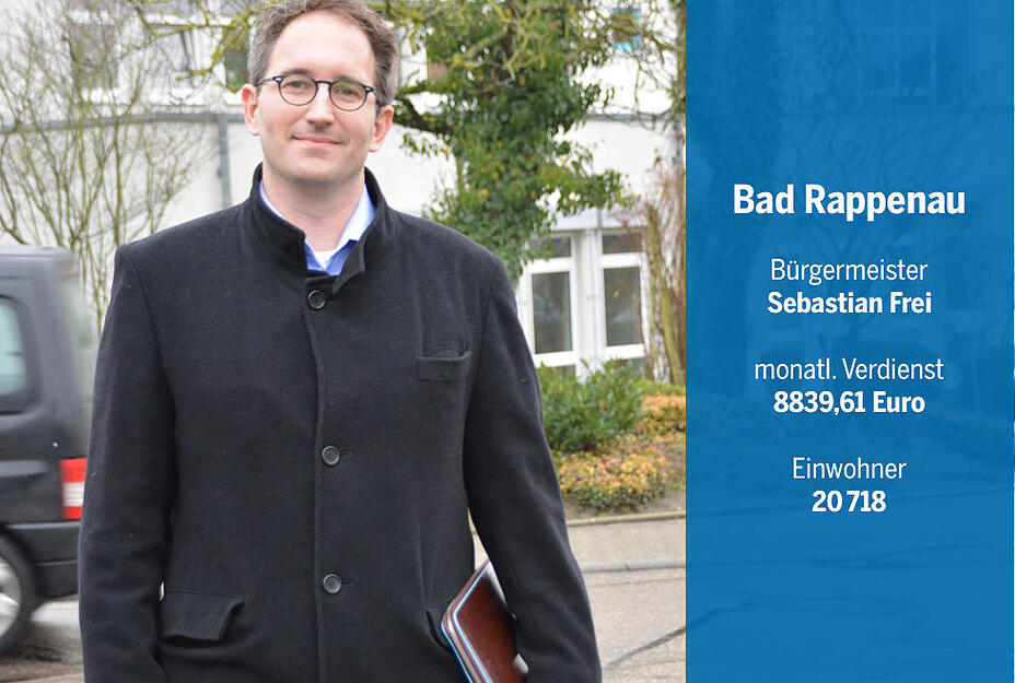 Bad Rappenaus neuer Rathauschef fällt ebenfalls in diese Gehaltskategorie.