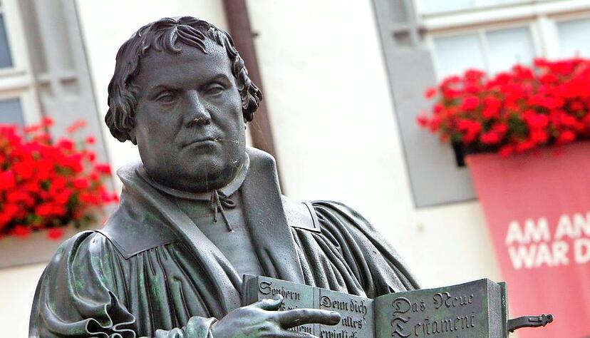 Martin Luther hat heute vor 499 Jahren seine ber&uuml;hmten Thesen an die Schlosskirche zu Wittenberg angeschlagen.Foto: dpa