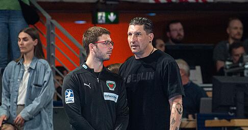 Enge Vertraute: Jaron Siewert (l.) und Stefan Kretzschmar. (Archivbild)