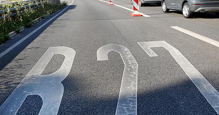 Straßensperrung B27 zwischen Neckarsulm und Bad Friedrichshall-Kochendorf