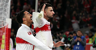 Tiago Tomas hat sich beim VfB Stuttgart kurz vor Anpfiff verletzt. Für ihn spielt Deniz Undav im DFB-Pokal.