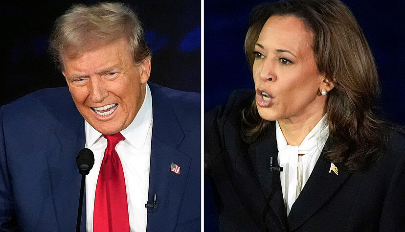Donald Trump tritt für die Republikaner im US-Wahlkampf an. Die Demokraten schicken Kamala Harris ins Rennen um das Amt des Präsidenten.