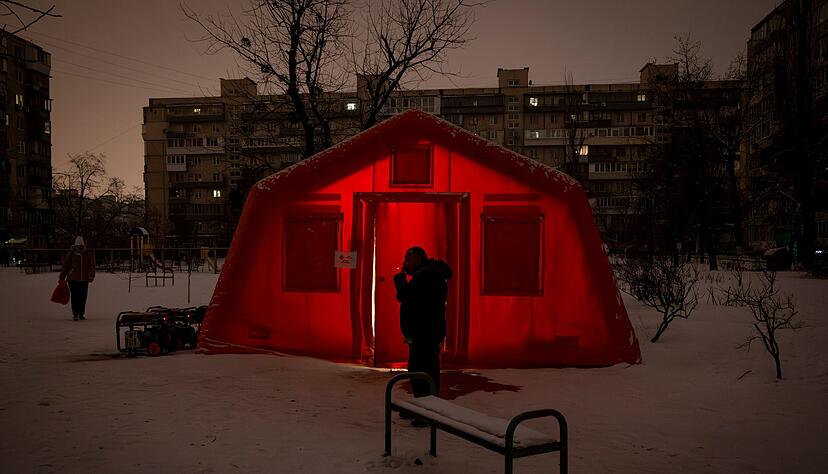 Aufw&auml;rmpunkte sind f&uuml;r viele Einwohner Kiews der einzige Zufluchtsort. (Archivbild)