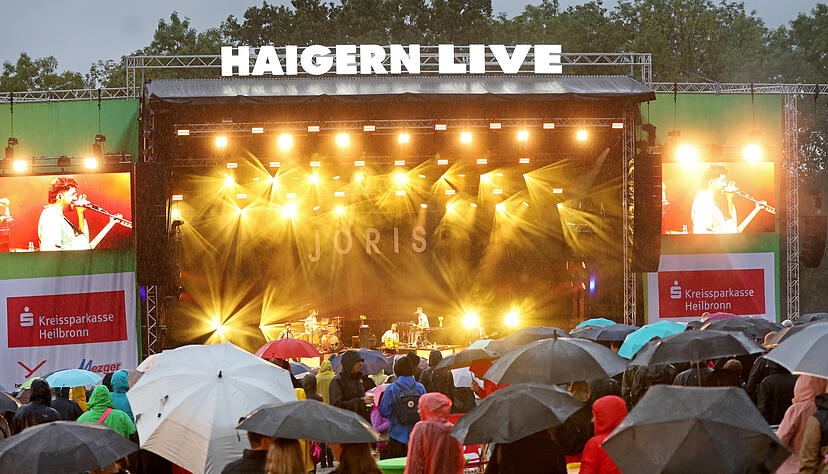 Joris war am Sonntagabend Headliner bei Haigern Live.