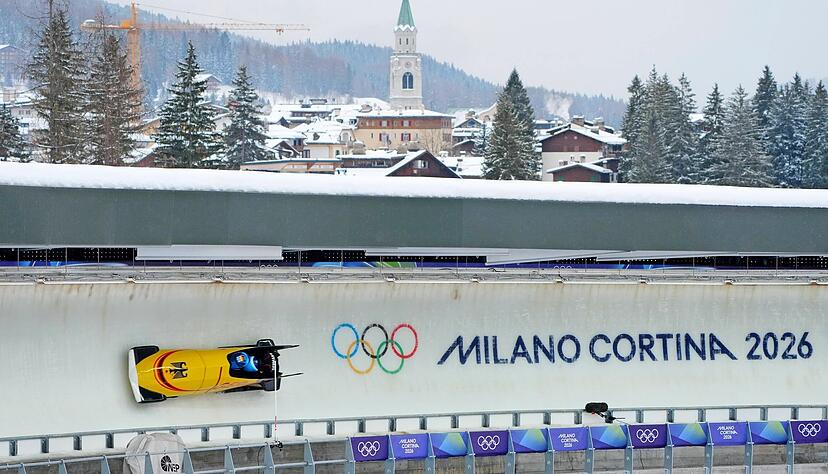 Im Bobsport geben die Schlitten mit dem Deutschland-Adler das Tempo vor: Kim Kalicki beim Training auf der neuen Olympiabahn.