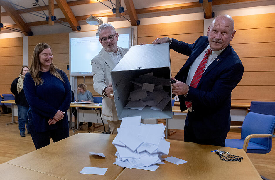 Die Stimmen bei der B&uuml;rgermeisterwahl in G&uuml;glingen sind ausgez&auml;hlt.