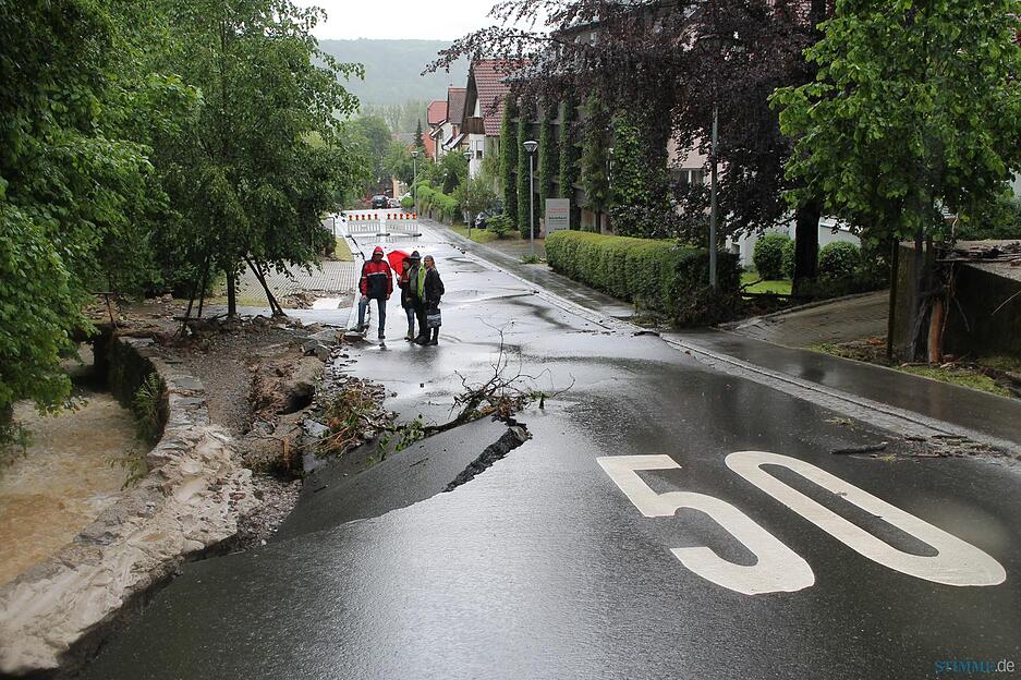 Hochwasser in Kloster Schöntal