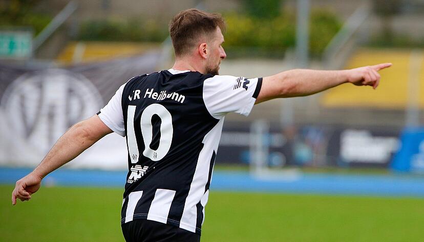Führungsspieler Hakan Kutlu gibt die Richtung des VfR Heilbronn gegen den TSV Heimerdingen vor.