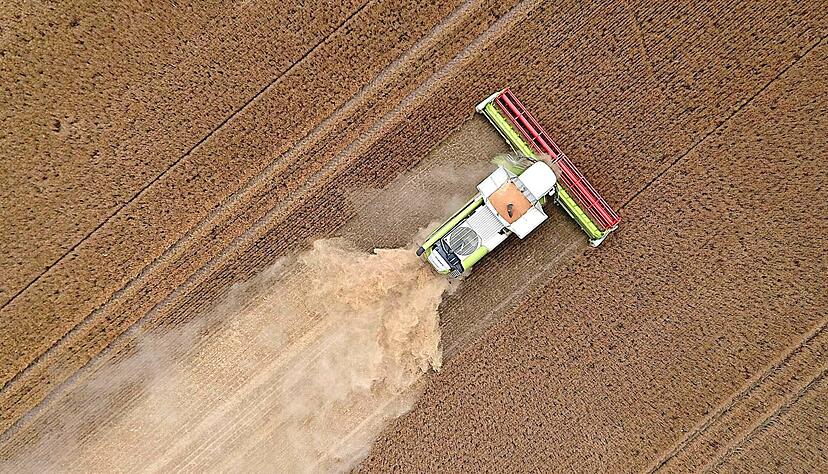 Im Sommer trocken, im Winter windig: Die Felder m&uuml;ssen vor Erosion gesch&uuml;tzt werden. .