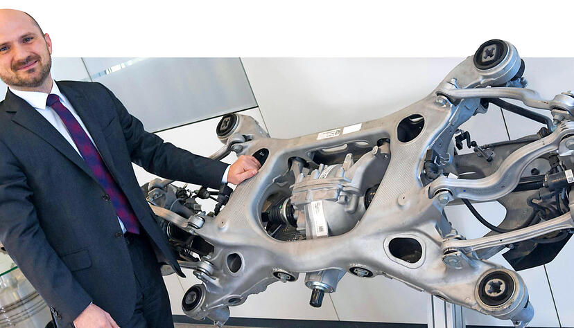 Jochen Luft hat in Neckarsulm das B&uuml;ro bezogen, in dem einst der heutige Vorstandsvorsitzende Horst Binnig sa&szlig;.
Foto: Rheinmetall