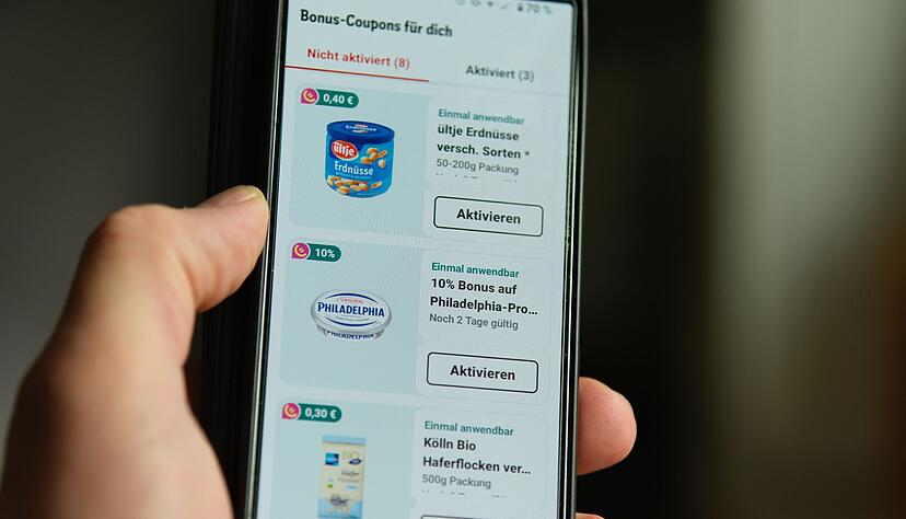 Verbraucher k&ouml;nnen ihre Eink&auml;ufe in den Apps der Anbieter zusammenstellen.
