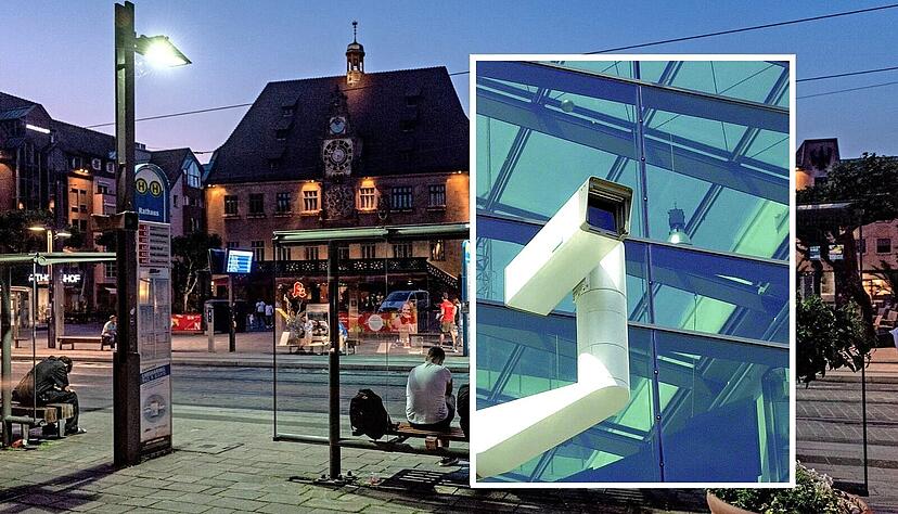 Der Marktplatz in Heilbronn soll künftig videoüberwacht werden. Der Marktplatz in Heilbronn soll künftig videoüberwacht werden.