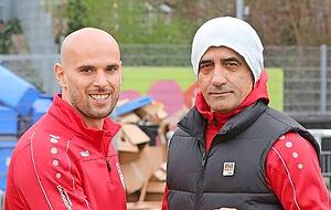 Das neue Trainerduo des SV Heilbronn: Hakan Koc (links) und Kenan Korkar. Das neue Trainerduo des SV Heilbronn: Hakan Koc (links) und Kenan Korkar.
