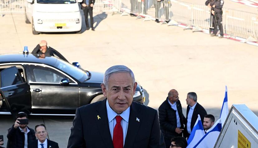 Netanjahu will mit den Verbündeten in den USA über die nächste Runde der Verhandlungen mit der Hamas beraten. Netanjahu will mit den Verbündeten in den USA über die nächste Runde der Verhandlungen mit der Hamas beraten.