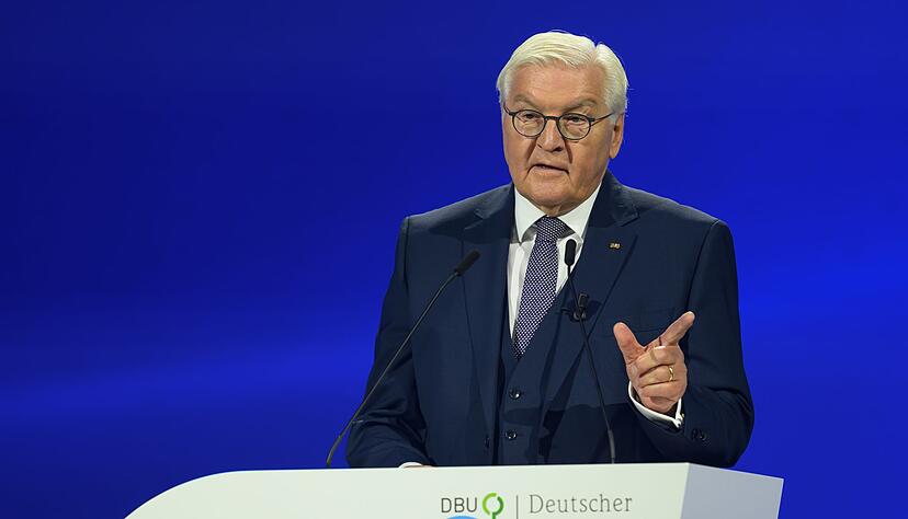Bundespr&auml;sident Steinmeier mahnt, den Klimaschutz nicht zu vergessen.