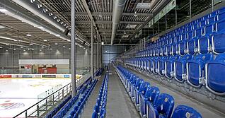 Im VIP-Raum &uuml;ber der Haupttrib&uuml;ne sollen Unterst&uuml;tzer zur Rettung der Heilbronner Falken zusammenkommen.